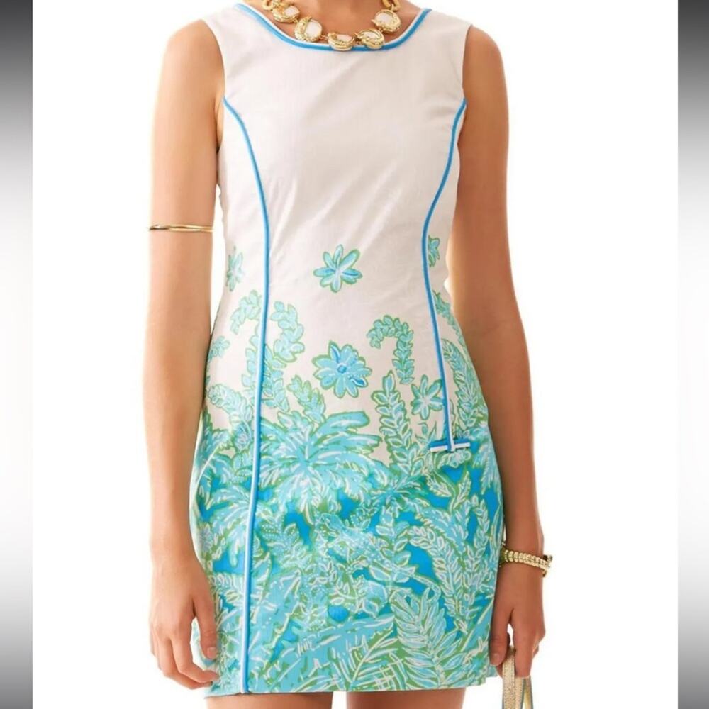 Lilly Pulitzer Palm Party Engineered Dress NWT Size 6 Coastal Beach Classy EE37